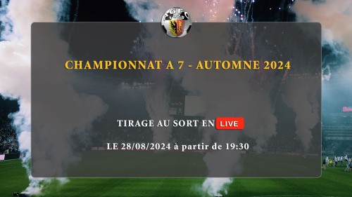 Tirage au sort du championnat à 7 - 2024